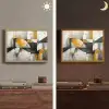 Abstract - Kunst - Geometrisch - Aesthetic Light Box met batterij (Wandlamp) middel -sfeer3