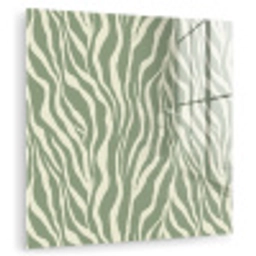 Zebra - Motief - Groen plexiglas 5mm klein 11 -zzzproduct_nieuw