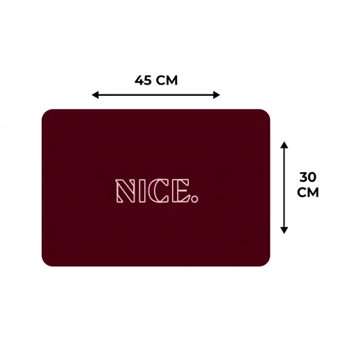 Bordeaux - Nice - minimalistisch Placemat vinyl groot -specs
