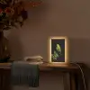 Parkiet - Tak - Bladeren - Geel Light Box met kabel (Tafellamp) klein -sfeer4