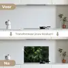 Sparrentakken - Knoppen - Naalden - Groen keuken achterwand spatscherm klein -voor_na_NL