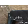 Ik gooi dingen in de pan en duim - Keuken - Quotes - Spreuken - Humor Placemat vinyl groot -closeup