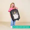 Kleine prinses op zwarte achtergrond Kinderkoffer - Zwart klein -sfeer2_UK
