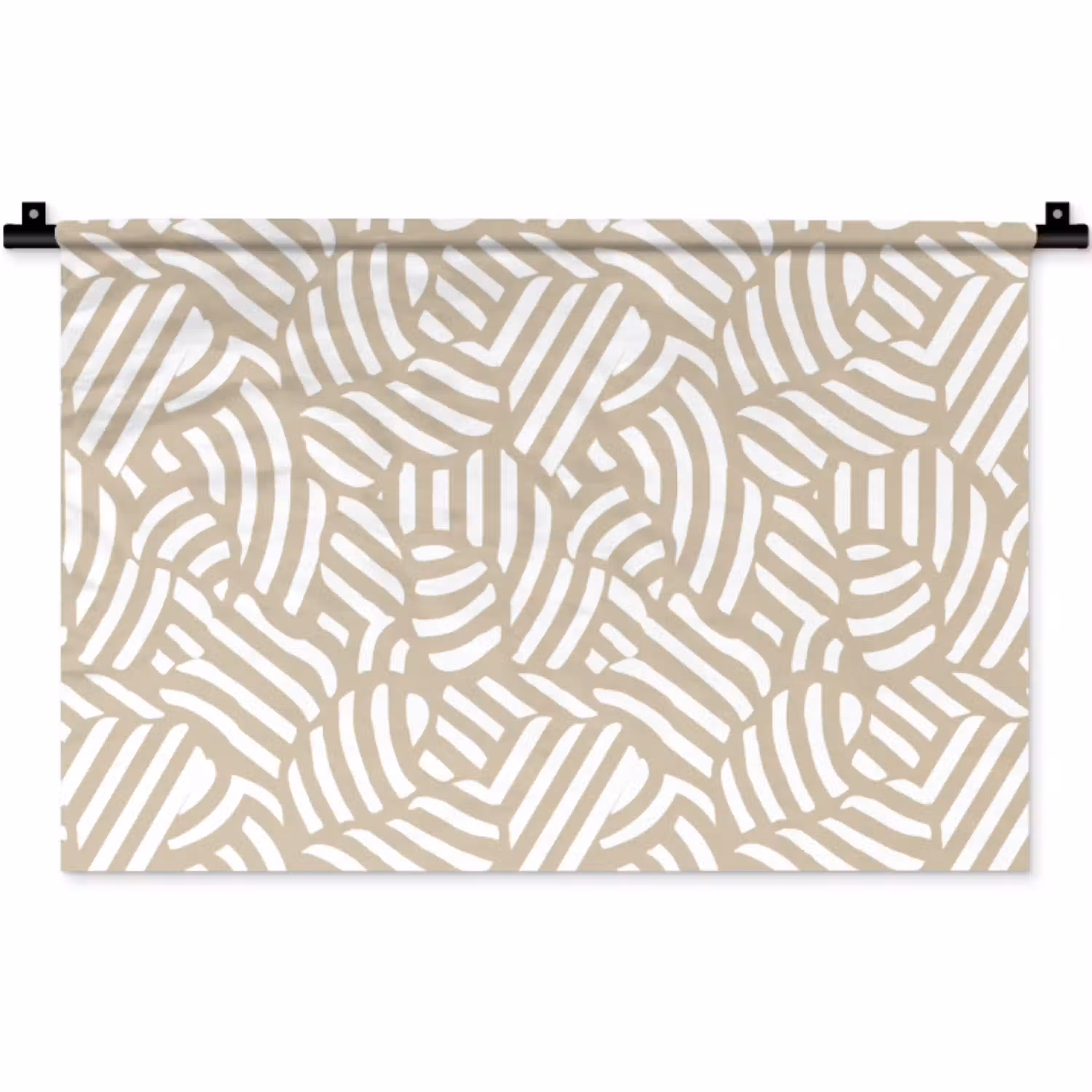 Abstract - Modern - Beige Wandkleed katoen klein 269 -zz3d