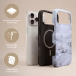 Rivier - Sneeuw - Bos - Winter - Schilderachtig Toughcase MagSafe Apple iPhone 17 Pro Max klein -USP_Lagen_NL