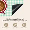 Koffie - Klok - Groen Inductie beschemer met haakjes klein -ky-onderkant-de