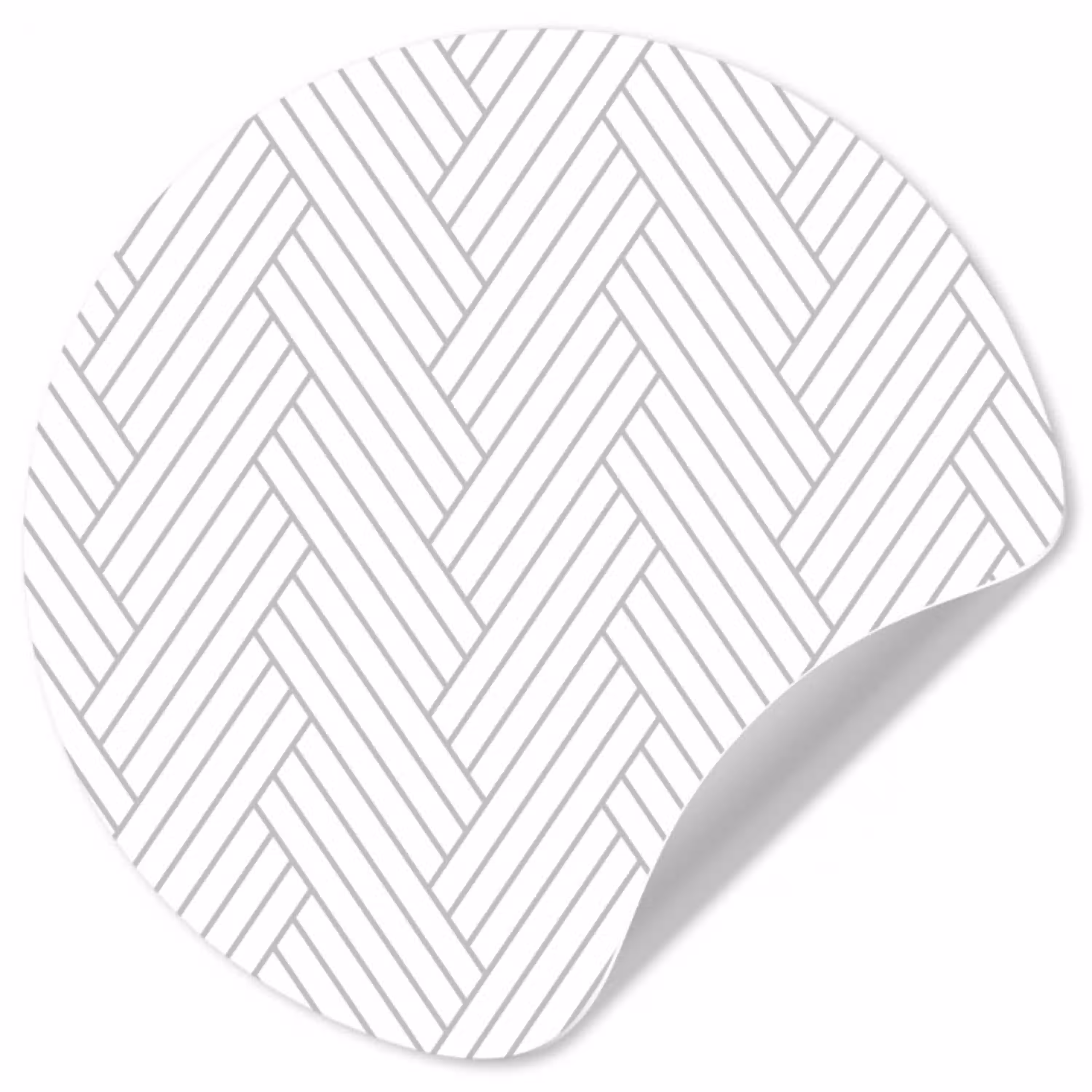 Grafisch - Patroon - Modern -  Geweven Wandcirkel behangsticker klein 186 -3d