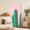 Cactussen - Modern - Pastel deurposter klein -sfeer2