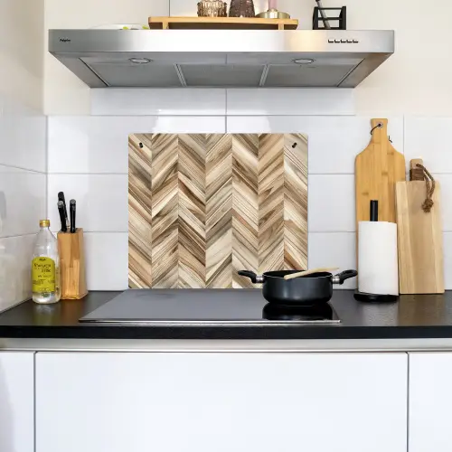 Zonnestraal in Hout Inductie beschemer met haakjes middel -sfeer2