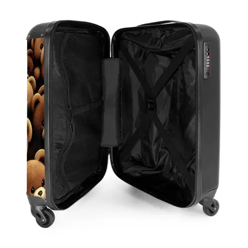 Beregezellig Koffer - NBS - Handbagage middel -binnenkant