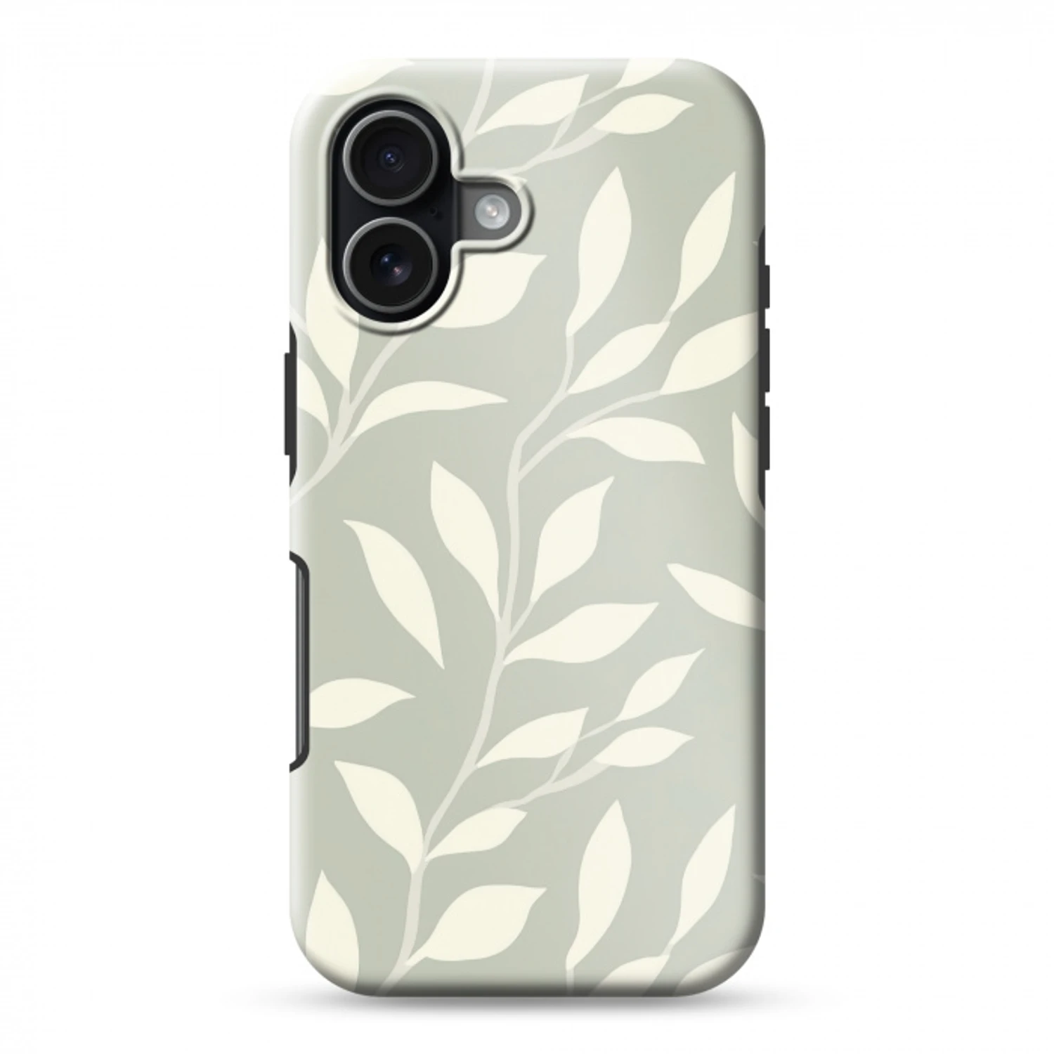 Minimalistisch - Patroon - Groen Toughcase MagSafe Apple iPhone 17 klein 1017 -3d