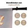 Glazen - Bloem - Roze Wandkleed katoen klein -sfeer2