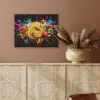 Spaghetti - Graffiti - Verf - Kleurrijk - Eten - Modern PET vilt klein -sfeer4