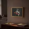 Wijn - Vrouw - Neon - Quote Light Box met batterij (Wandlamp) middel -sfeer1