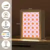 Zon - Patroon - Roze Light Box met kabel (Tafellamp) klein 925 -USP_NL
