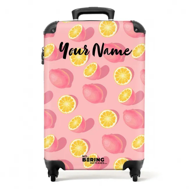 Pink limoncello NBS - Handbagage koffer - Kinderen Unisex middel -productfoto_recht