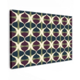 Abstract - Retro - Kleurrijk canvas 2cm klein 34 -z3d