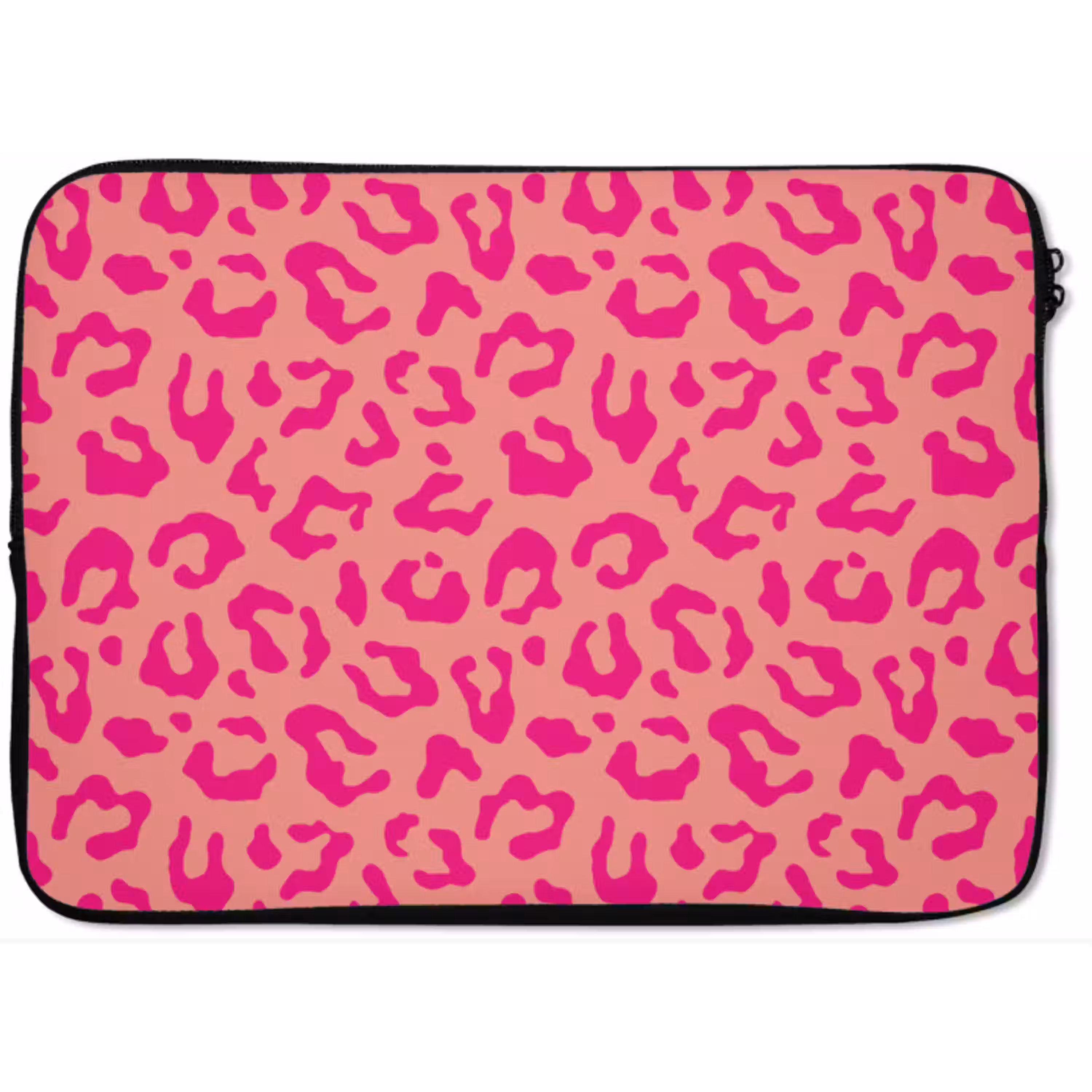 Panterprint - Roze - Dierenprint - Minimalistisch laptophoes neopreen klein -zkaufland3dotto