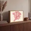 Koraal - Stipjes - Roze Light Box met batterij (Wandlamp) middel -sfeer2