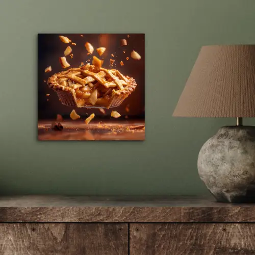 Appel - Taart - Warm - Eten aluminium wit klein -sfeer2