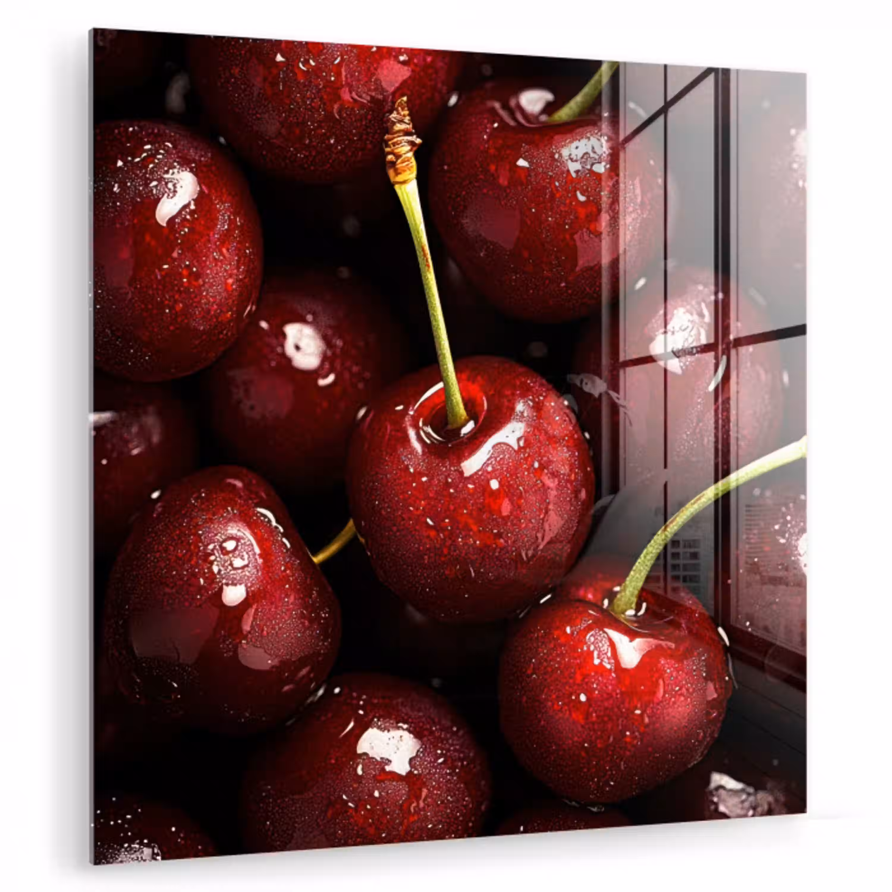 Rood - Fruit - Kersen plexiglas 5mm klein -zzzproduct_nieuw