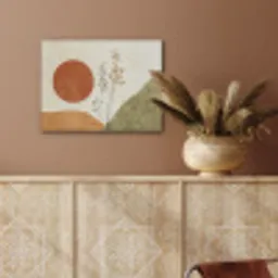 Zon - Abstract - Takken - Oranje PET vilt klein -sfeer4
