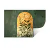Plant - Bloemen - Wit Muursticker klein -3d