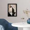 Abstract - Modern - Geometrisch - Pastel fotolijst zwart zonder passe partout klein -sfeer4