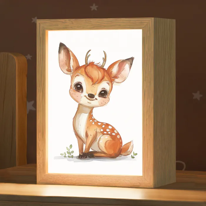 Hert - Baby - Dieren Light Box met kabel klein -zzz_3d_website