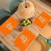 Oranje - Blauw - Go get that dream Placemat vinyl groot -zzsfeer5_Kitchenyeah-website