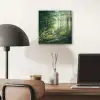 Bos - Pad - Zon - Bomen - Groen - Natuur aluminium wit klein -sfeer5