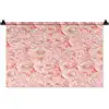 Vloeiend - Olieverf - Roze Wandkleed katoen klein 269 -zz3d