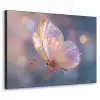 Vlinder - Vleugels - Pastel - Glinstering Textielframe zwart klein -3d