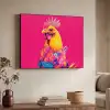 Haan - Kleurrijk - Kimono - Roze Textielframe - compleet frame klein -sfeer3