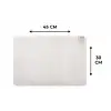 Beton - Muur - Wit Placemat vinyl groot -specs