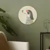 Hond - Zonnebril - Sjaal Akoestische PET Vilt - Rond klein -sfeer2