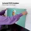 Roodborstje - Vogel - Koksmuts - Sokkel Inductie beschemer met haakjes klein -ky-ophangen-nl