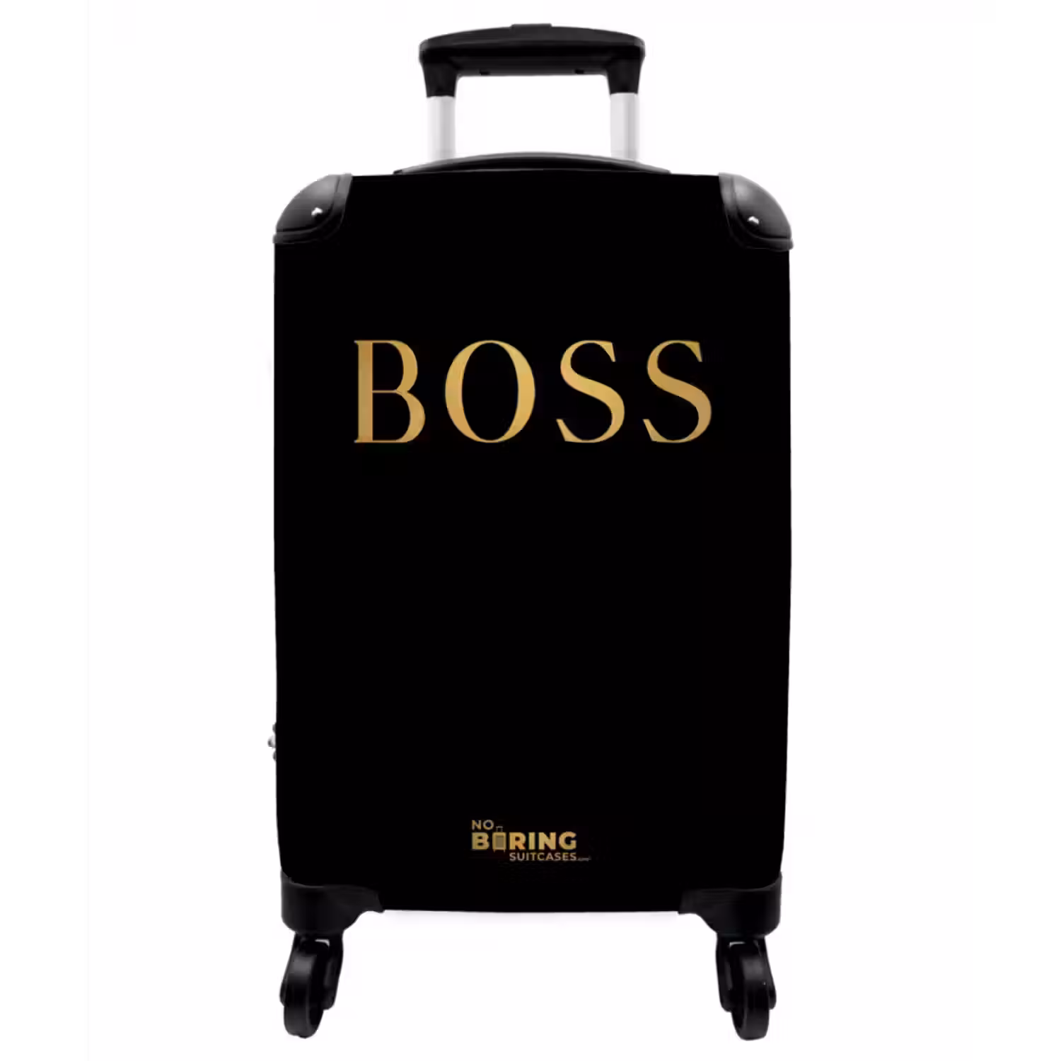 Koffer - Zitate - Boss - Gold - Schwarz