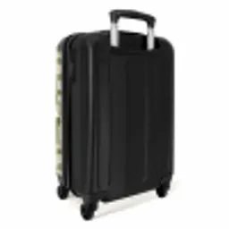 Modern - Grafisch - Groen NBS - Handbagage koffer - Volwassenen Unisex middel -achterkant
