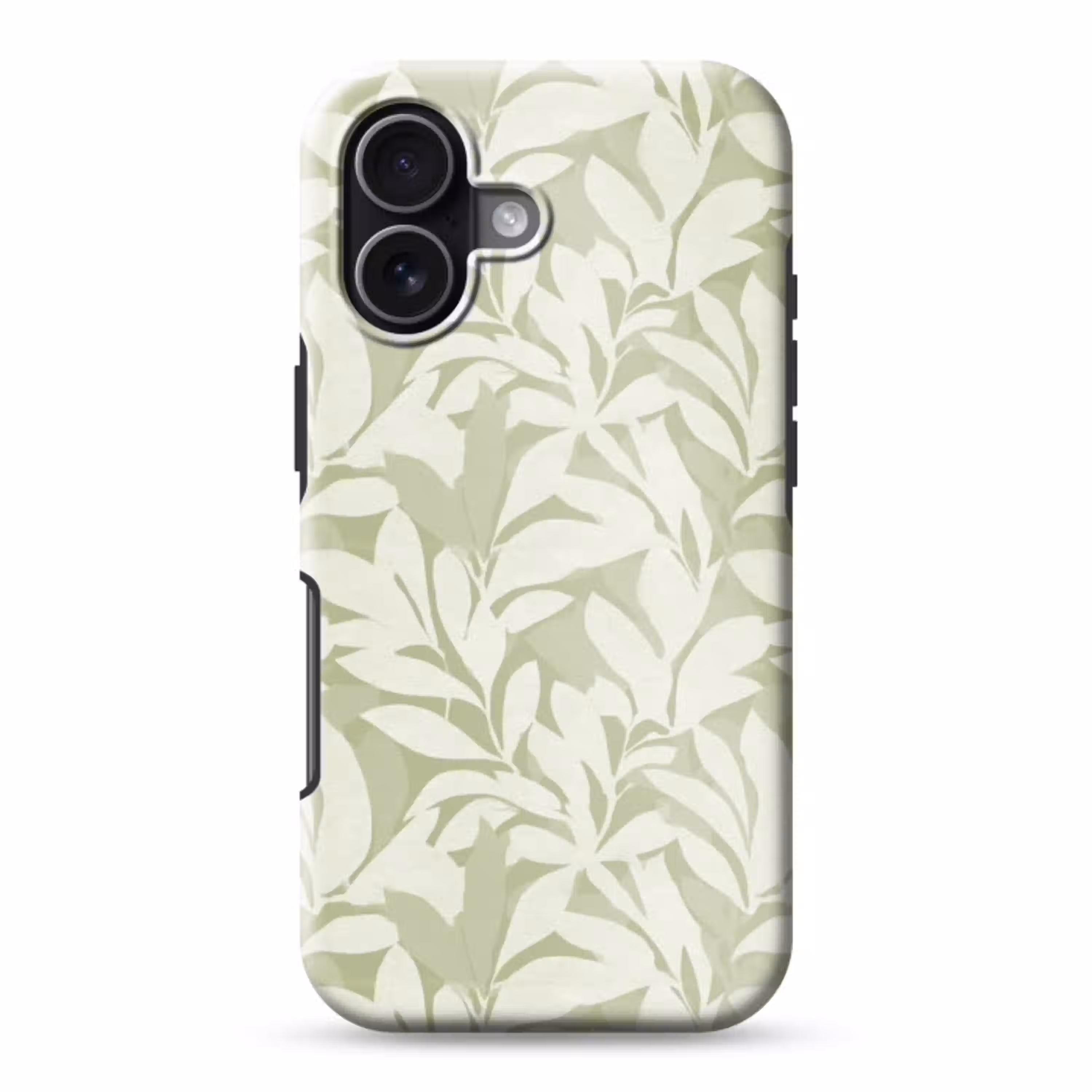 Saliegroen - Botanisch - Minimalistisch - Patroon Toughcase MagSafe Apple iPhone 17 klein 1017 -3d
