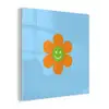 Bloem - Smiley - Kleurrijk plexiglas 5mm klein -z3d