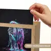 Leeuw - Kleuren - Zwart - Dieren Light Box met kabel (Kinderlampje) klein -USP_websiteprintNL