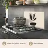 Plant - Beige - Japandi keuken achterwand spatscherm klein -usp_EN