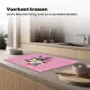 Bloemen - Quote - Kaartje - Kleurrijk Inductie beschermer vinyl 3mm klein -sfeer1