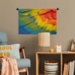 Veren - Ara - Kleurrijk Wandkleed katoen klein -wsfeer4_kind