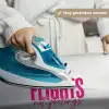 Catch flights not feelings - Vliegtuig - Roze Wandkleed katoen klein -sfeer9
