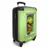 T-rex breekt door groen raam met glas NBS - Handbagage koffer - Kinderen Unisex middel -productfoto_3d