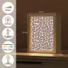 Vlekken - Beige - Luipaard Light Box met kabel (Tafellamp) klein 925 -USP_NL