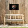 Boeket - Roze - Bloemen - Vaas Tuinposter op houten frame 2 cm dik klein -sfeer4