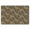 Bruin - Groen - Bloemen Placemat vinyl groot 368 -zzsfeer1_Kitchenyeah-website
